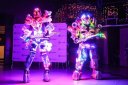 Лазерное световое шоу Роботов-Трансформеров