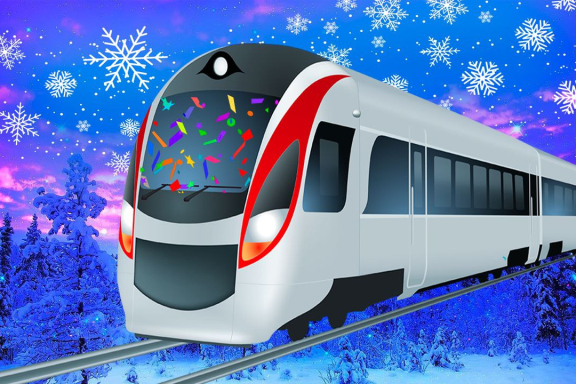 Волшебный поезд Лайт "Новогодний маршрут"