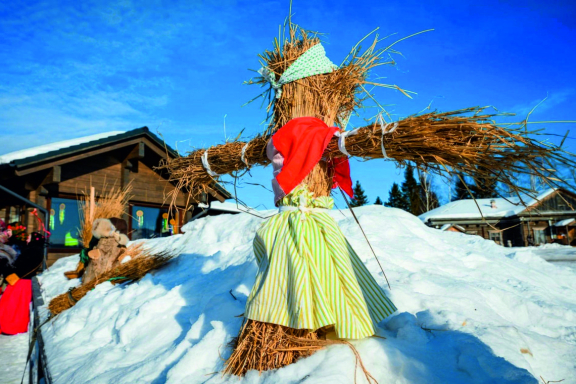 Масленичные гулянья в архитектурно-этнографическом музее "Хохловка"