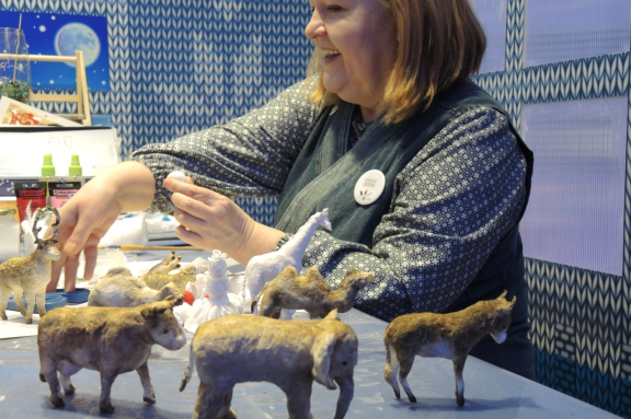 Мастер-класс "Новогодняя волшебная лошадка из ваты"