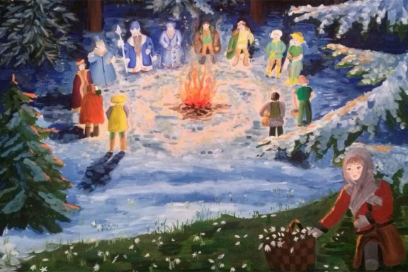 Новогодний спектакль «12 месяцев»