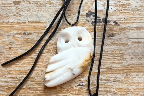 Мастер-класс «Создание кулона полярной совы»