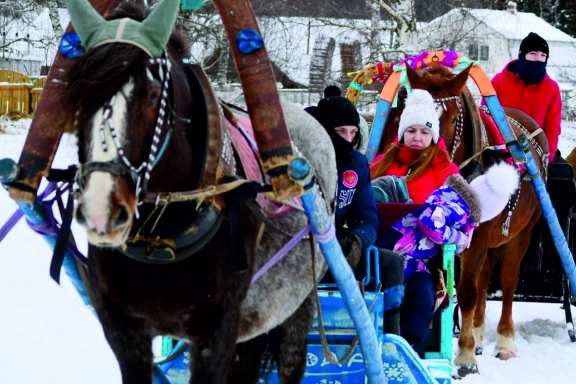 Новый год в конном клубе
