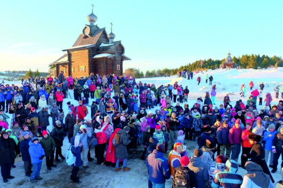 Масленичные гулянья в архитектурно-этнографическом музее "Хохловка"
